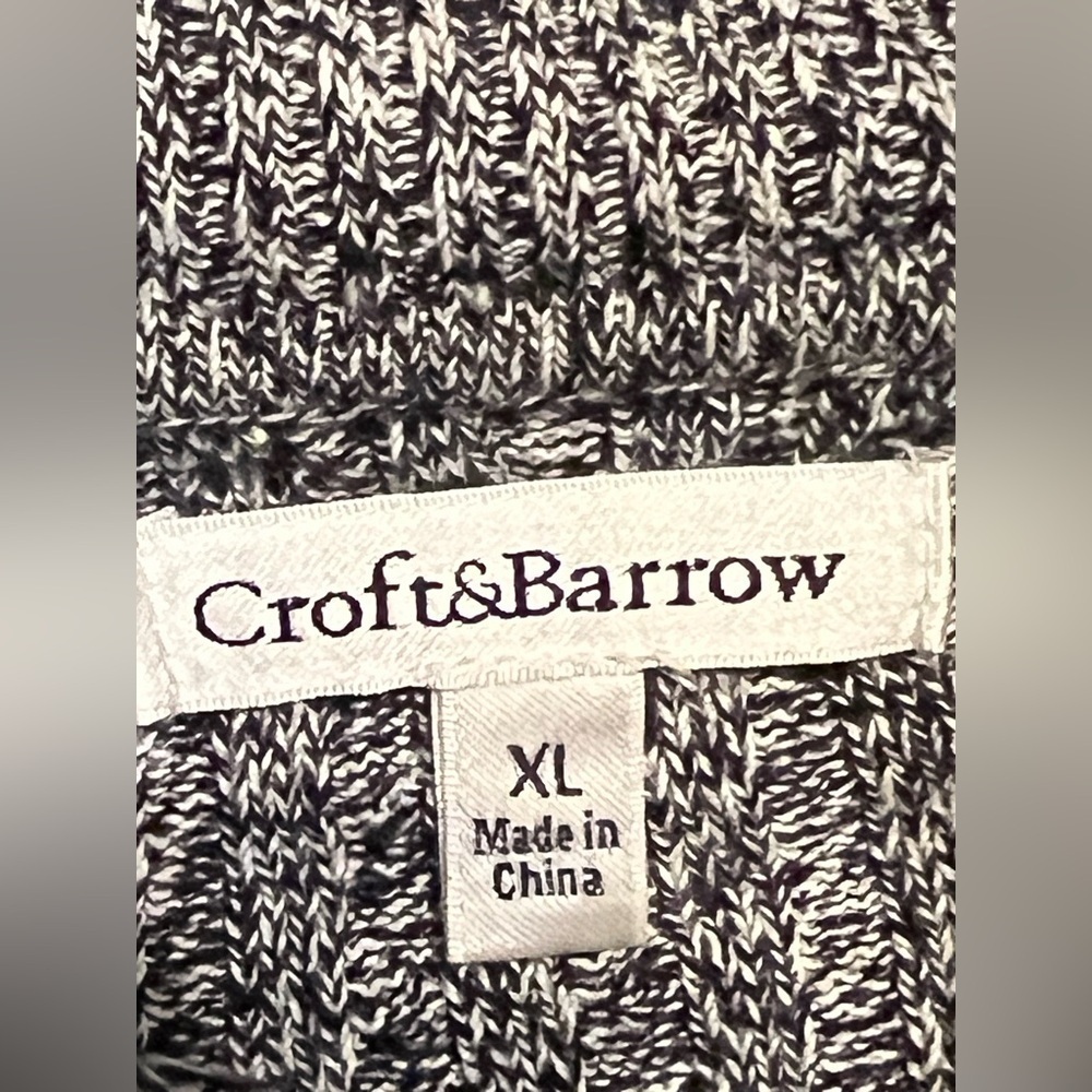 Croft & Barrow Heather Gray Turtleneck Sweater - Picture 3 of 8